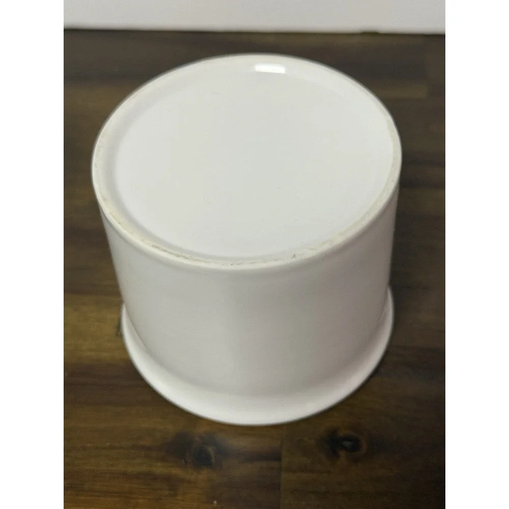 Vintage White Ceramic French Butter Bell Crock